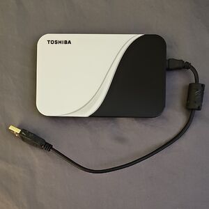 Toshiba Dual-Tone Portable Hard Drive